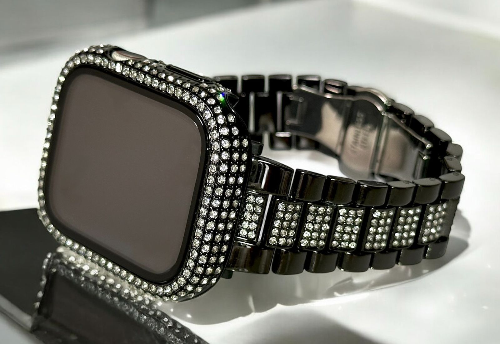 ローズ 46mm シリーズ10 ステンレスケース ベルト アップルウォッチ  