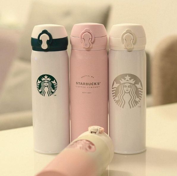 スターバックス starbucks 水筒 魔法瓶 ステンレスボトル 桜 水筒 500ml 保冷保温 魔法瓶 男女兼用 軽量構造 直飲み - メルカリ