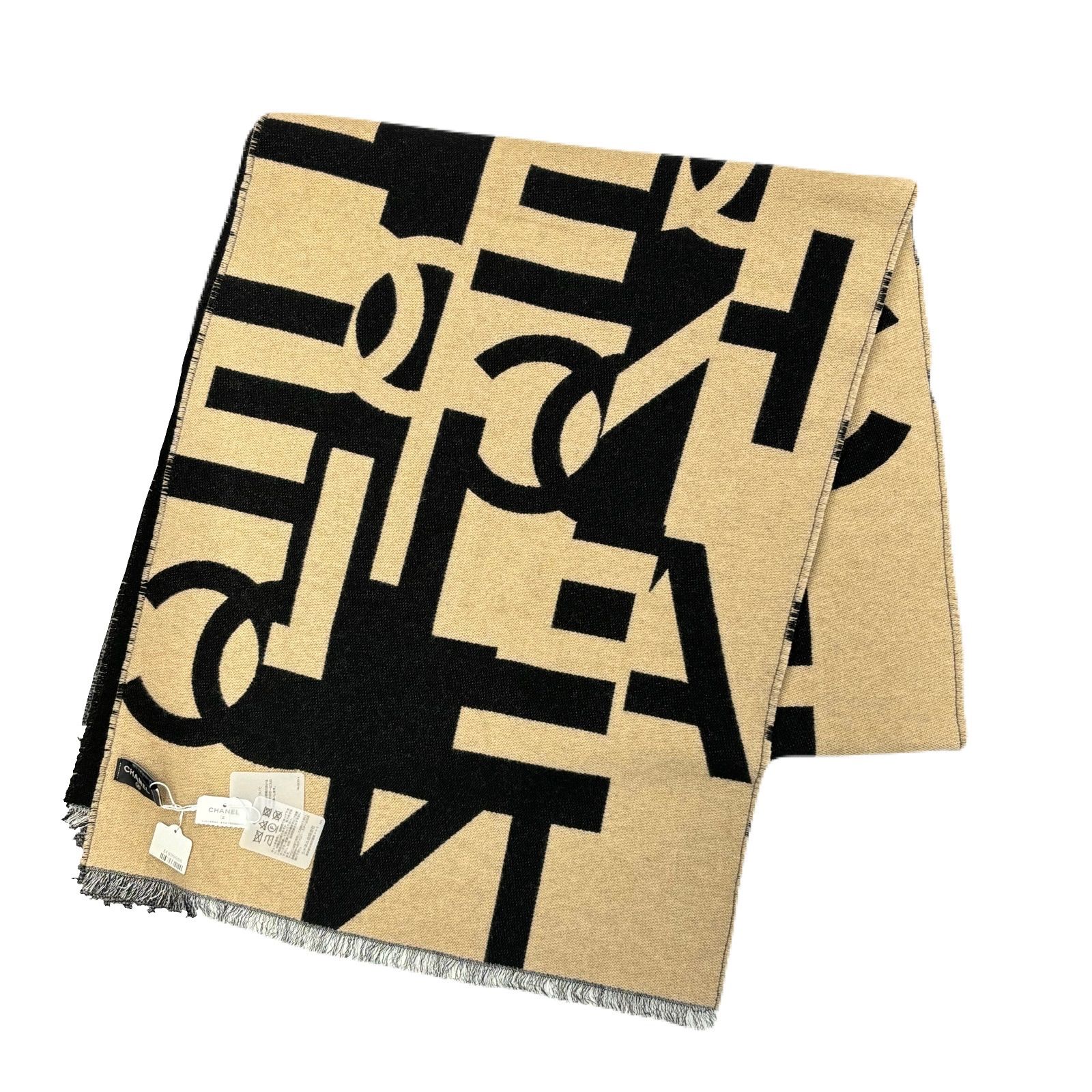 CHANEL マフラー　新品未使用 未使用品◎CHANELシャネル マフラー/羊毛/絹 - メルカリ