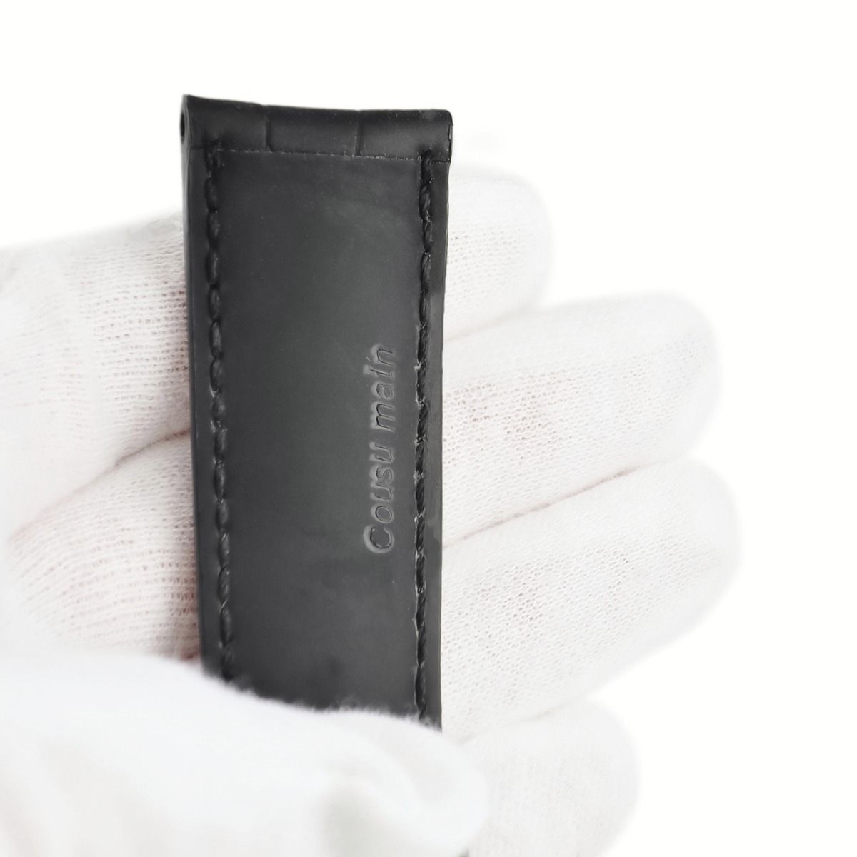 ブランパン BLANCPAIN 腕時計パーツ クロコダイル ブラック 新品