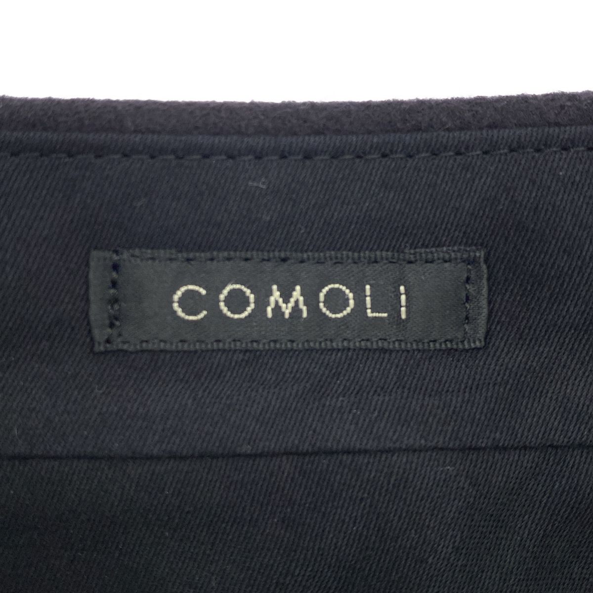 COMOLI コモリ 24AW LIGHT MELTON PIPED STEM PANTS ライトメルトン