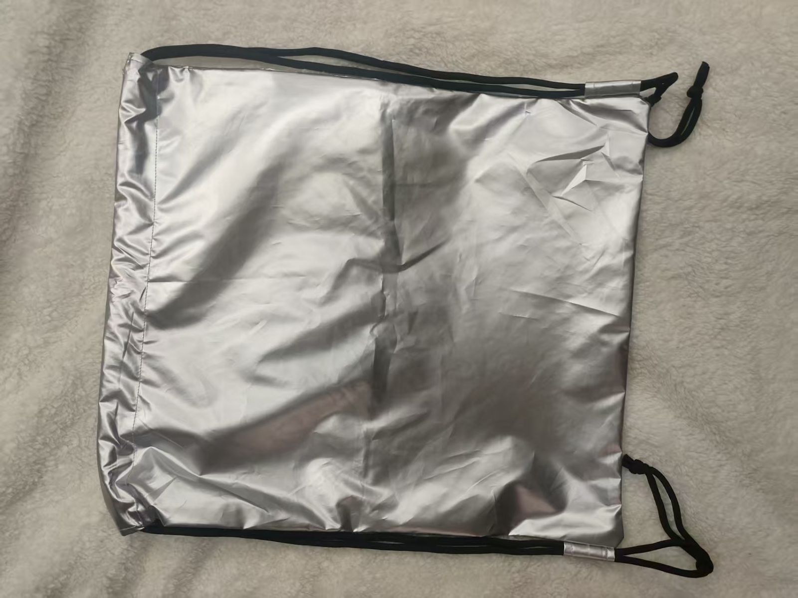 【新品】aeae ナップサック　ジムサック　ロゴ　シルバー MUSINSA公式 | AEAE Web Logo Gym Sack -[SILVER]