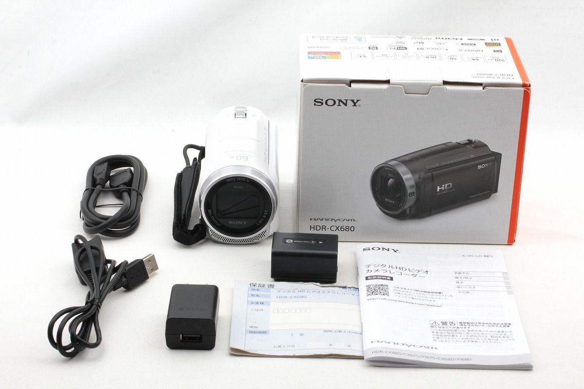 美品】おまけ付きSONY HDR-CX680 （74） 【公式通販】