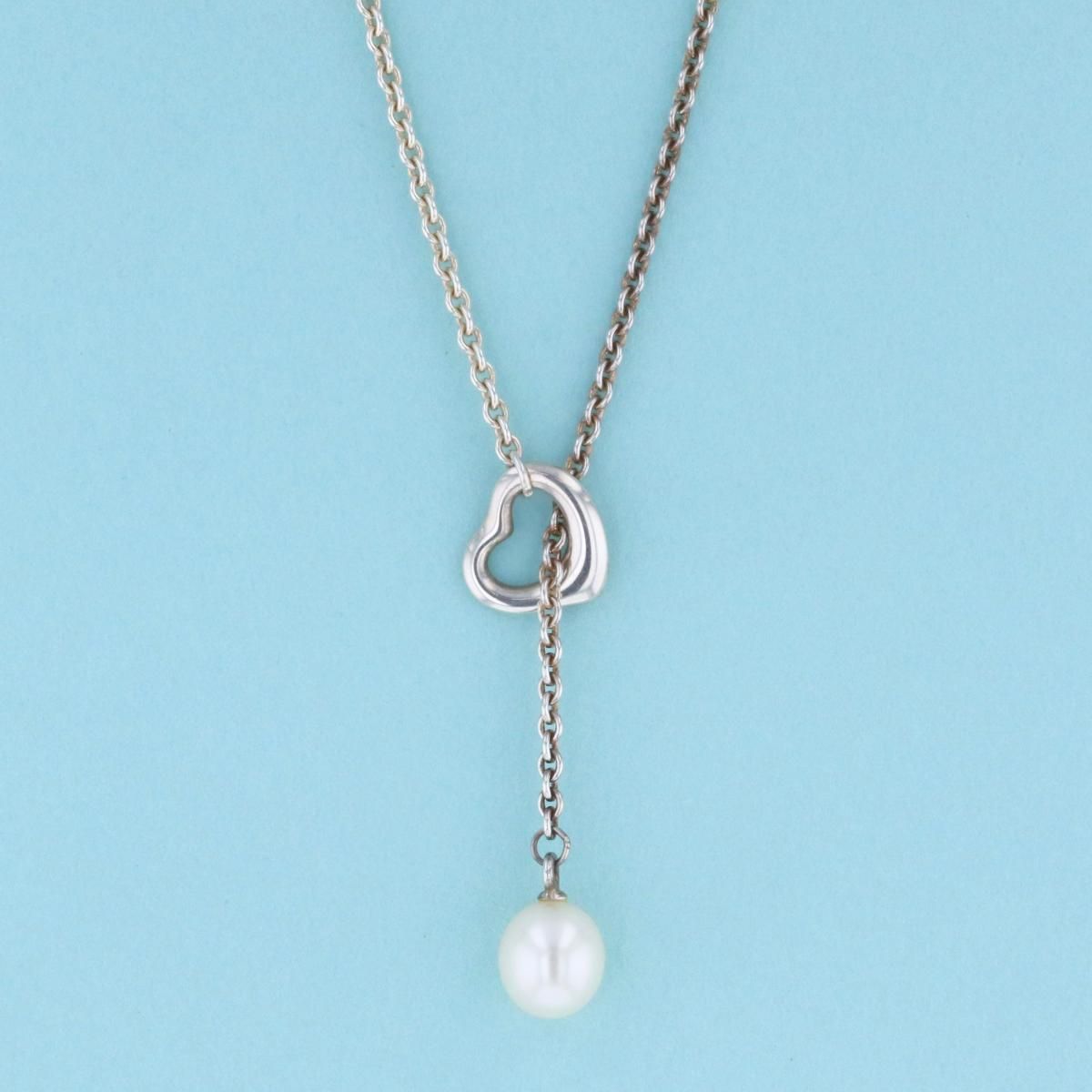 お値下げ品】【中古】Tiffany&Co. （ティファニー） ｵｰﾌﾟﾝﾊｰﾄ ﾊﾟｰﾙ 
