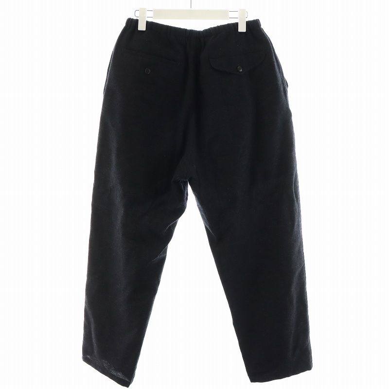 コモリ COMOLI 22AW カシミヤシルクドローストリングパンツ