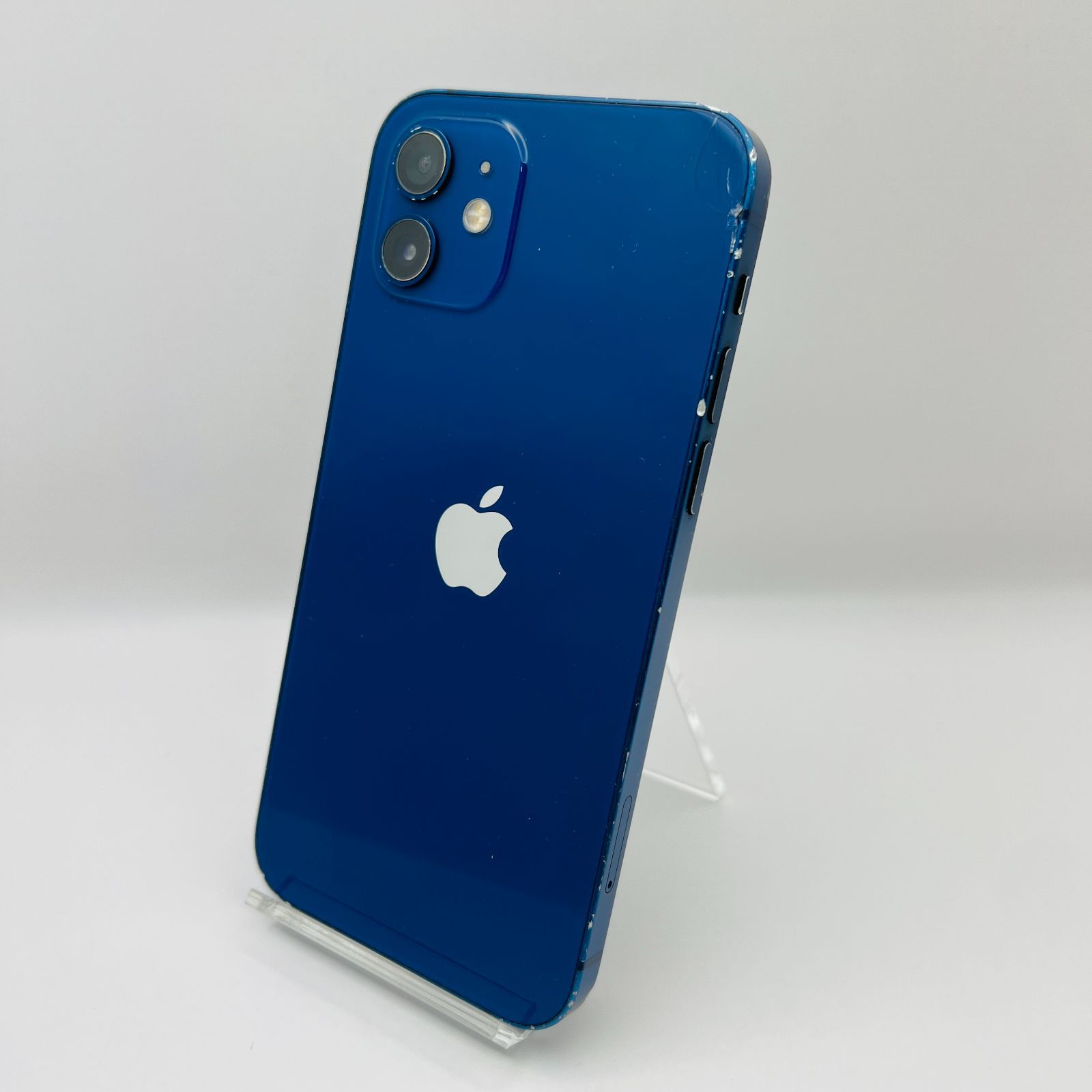 SB iPhone12 64GB MGHR3J/A Blue  背面割れ 画面傷複数動作確認済みSIMロック解除済み