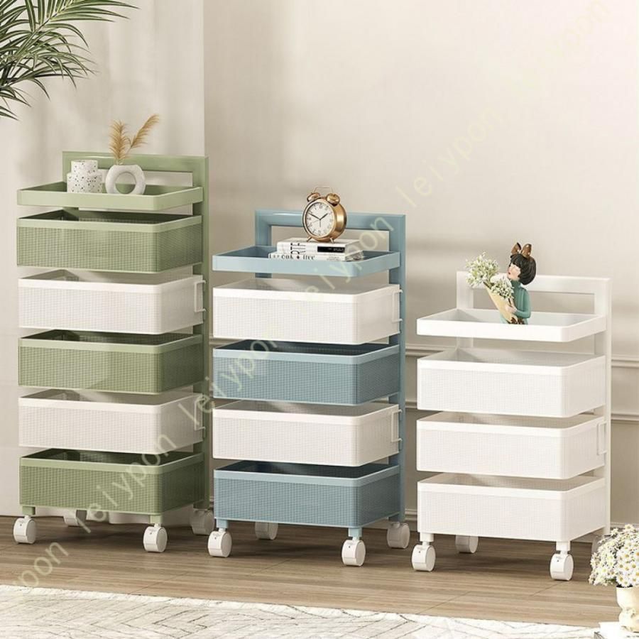 Amazon.co.jp: ラタンワゴン ラタン 籐 ラック 3段 籠