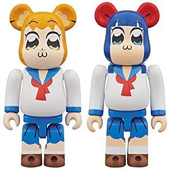 【中古】ベアブリック ポプテピピック 2パック 各全高約70mm 塗装済み完成品 フィギュア z2zed1b