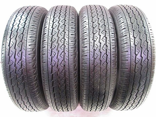 中古夏タイヤ145/80R12 80/78LT4本ブリヂストンK370
