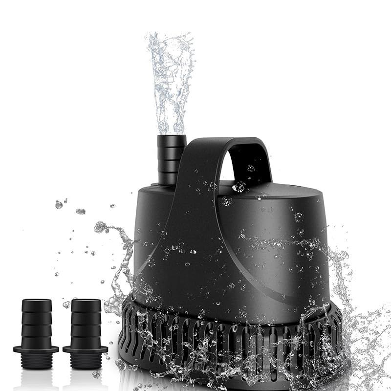 園芸用品 新品 水中ポンプ 小型 給水ポンプ 排水ポンプ 水槽 底部入水式 水流ポンプ 循環ポンプ 水汲み上げポンプ 水槽ポンプ 流量調整可能 100V 吐出量800L H 最大揚程1 5M 静音設計 ミニ 給水 排水 水族館 水栽培 噴水 残る水 プール排水 水抜き