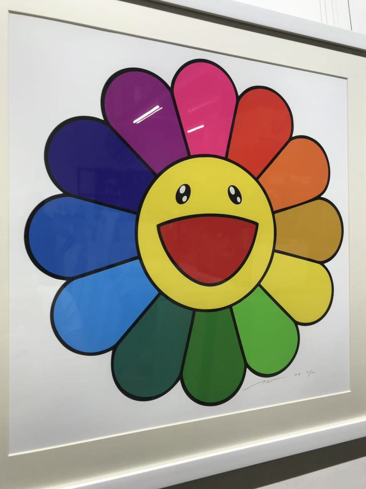 Smile On, Rainbow Flower 村上隆 レインボーお花にっこりね