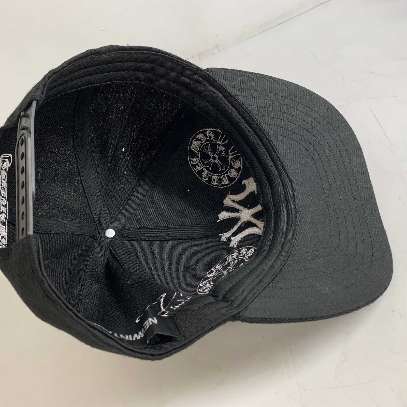 コラボ！新品【ルシアン ペラフィネ×アルコン】サイクリングキャップ 帽子 黒 F f001 H 良品 限定品 NEW VINTAGE クロムハーツ クロム ニュー