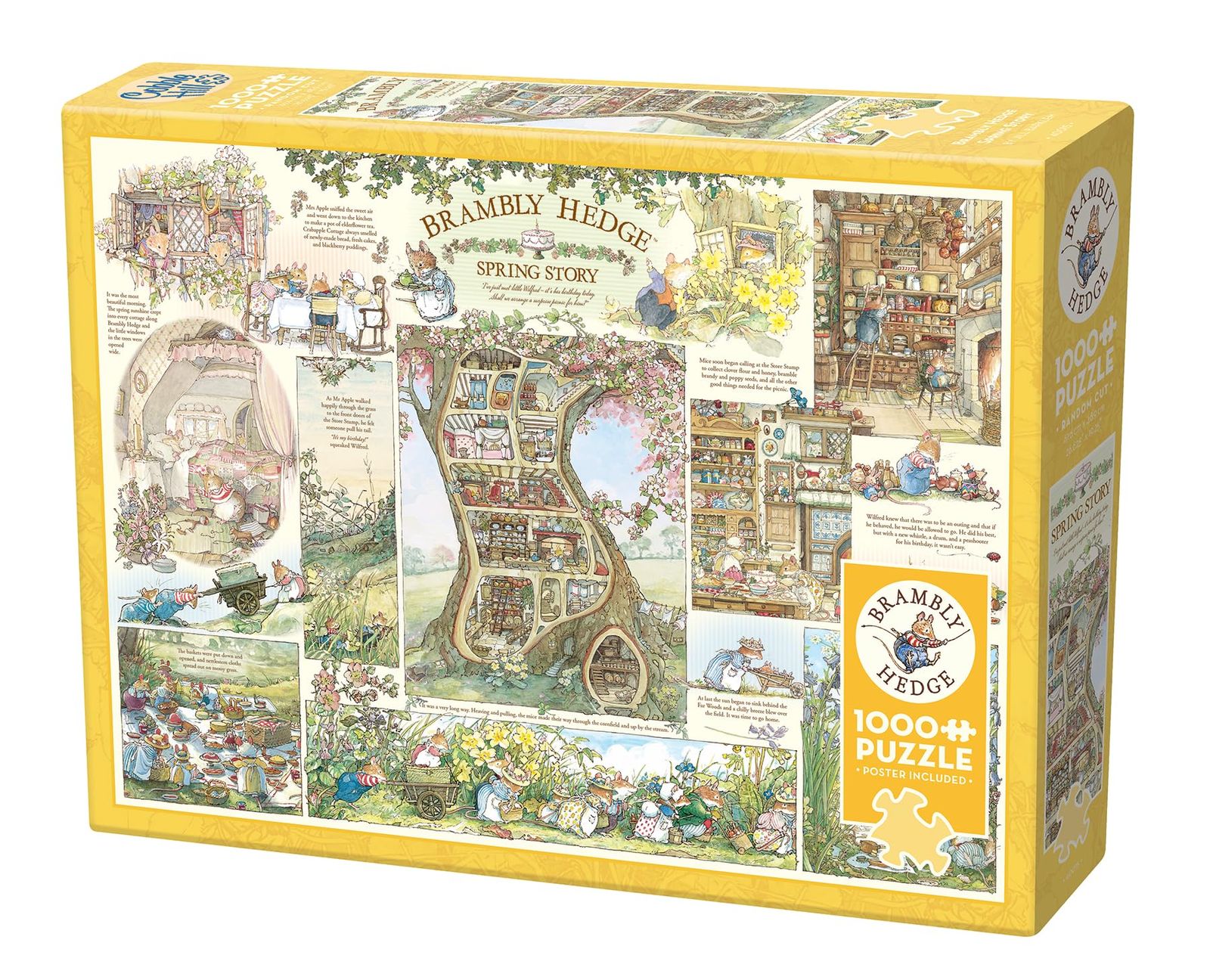 Cobble Hill 1000ピースパズル - Brambly Hedge Spring Story - ポスター付属 WWW_STEELWINDOWSANDDOORS_COM