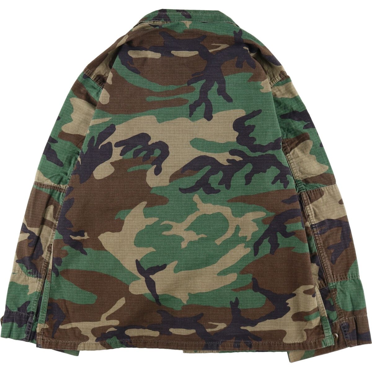 古着 民間品 PROPPER 迷彩柄 ウッドランドカモ リップストップ B.D.U 