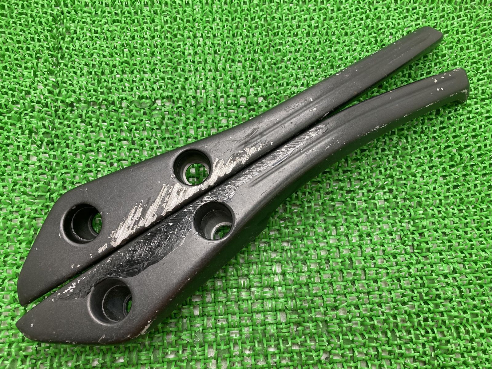 NINJA1000 グラブバー 左右 黒 0078/0079 カワサキ 純正 中古 バイク 部品 ZX1000G 0078 0079 ER-6ｎ ER-4n NINJA650R 車検 Genuine