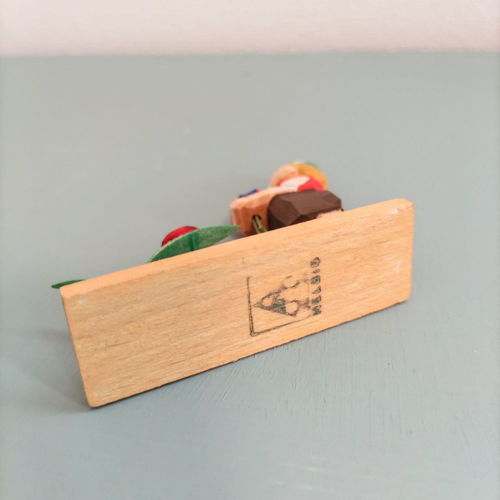 ドイツ工芸品 セッペルとてんとう虫 木製 ヘルビッヒ工房 伝統