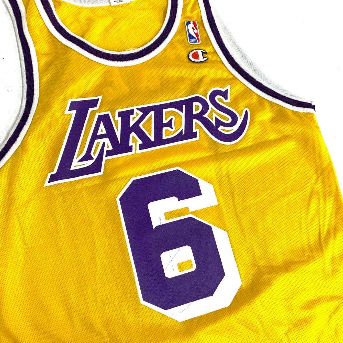 NBA Lakers エディジョーンズ サイン 実使用 ジョーダン チーム1 NBA Lakers エディジョーンズ サイン 実使用 ジョーダン チーム1