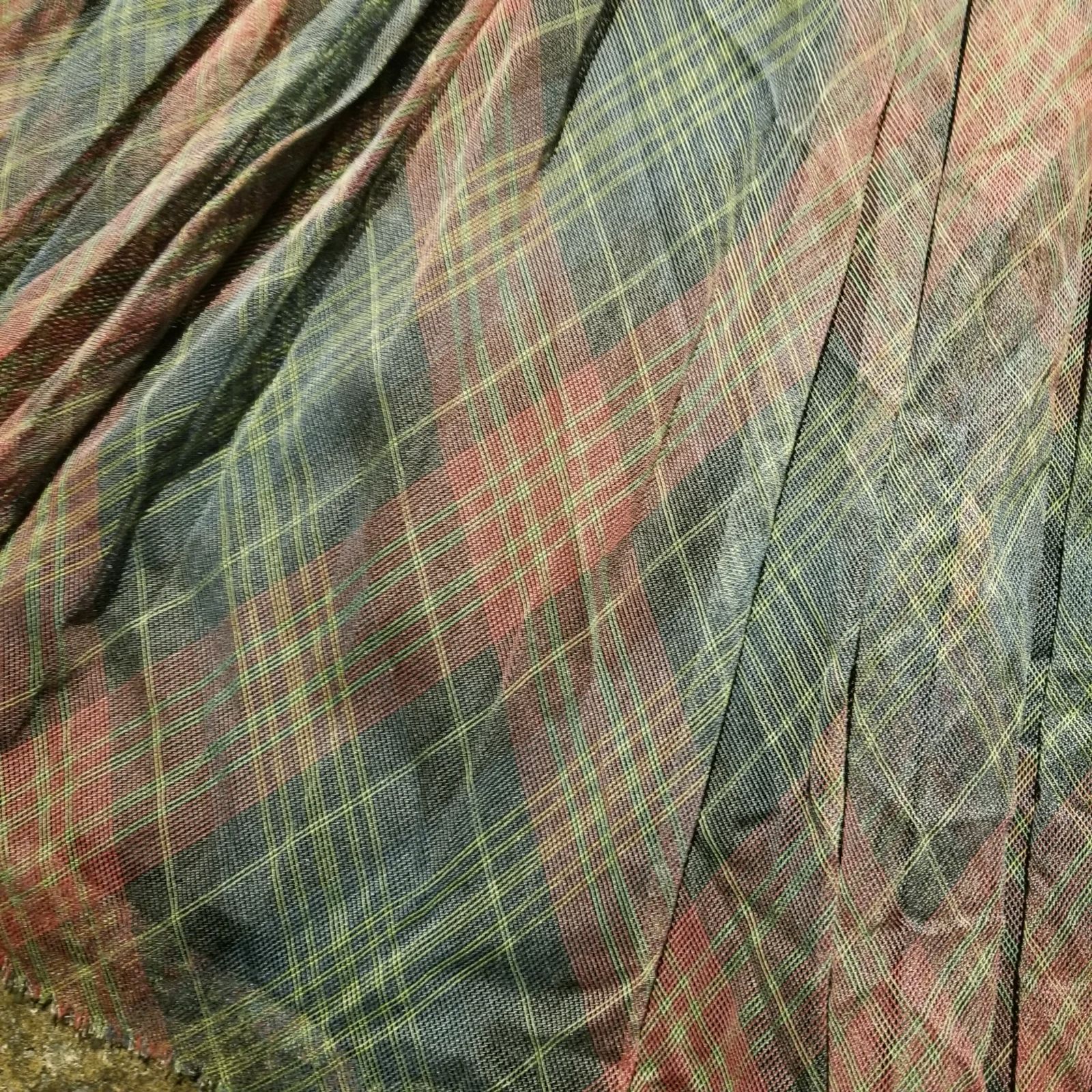 Christian Dior 19aw タータンチェック チュールスカート 34 クリスチャンディオール 941J50A8869 GULLKHAN_COM