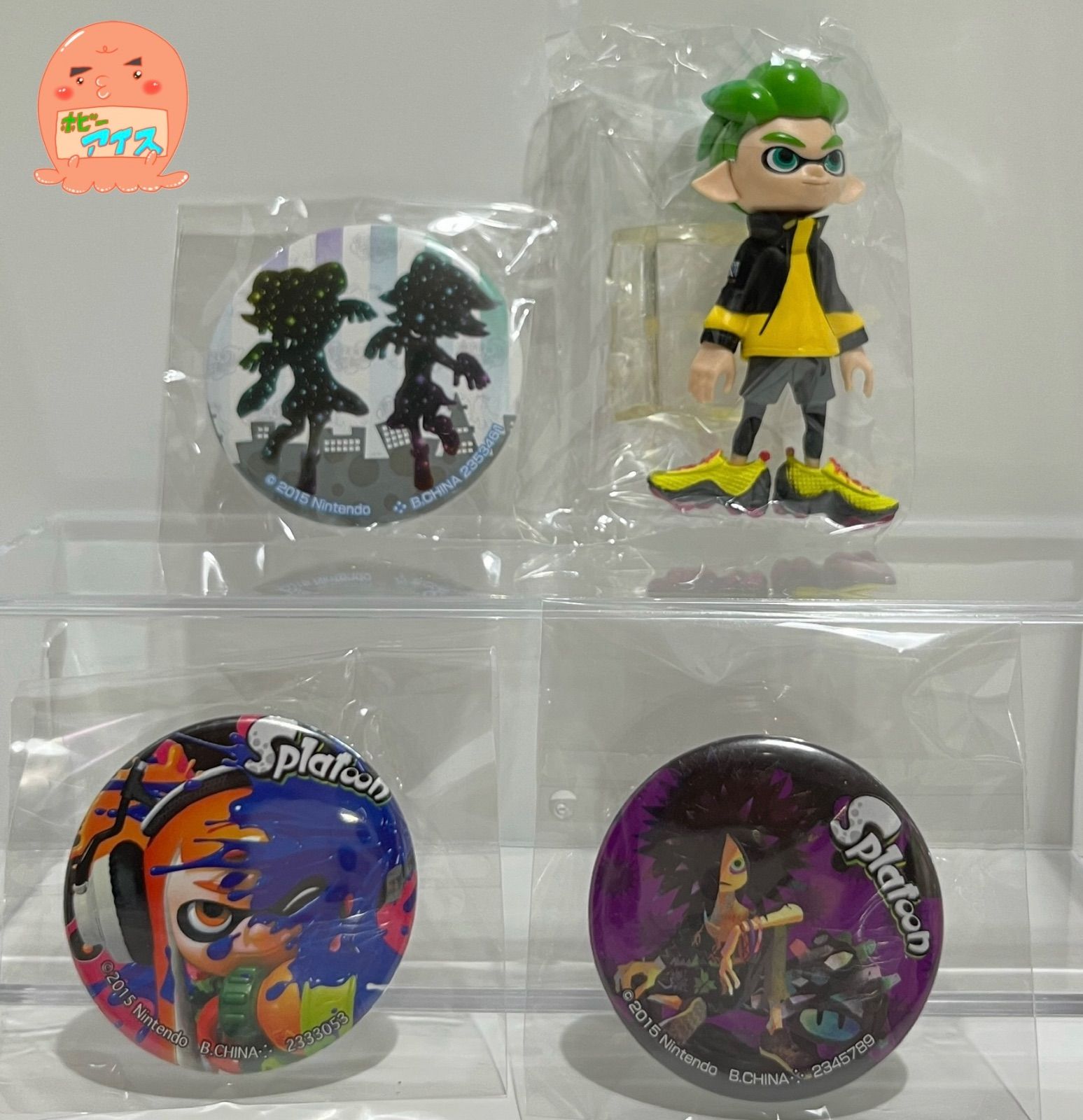 スプラトゥーン シオカラーズ 缶バッジ4個セット Splatoon 缶バッジ