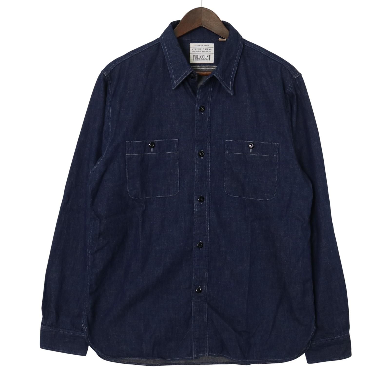 FULLCOUNT フルカウント 4890 Denim Work Shirt 8oz デニム ワークシャツ RM1153-008 225