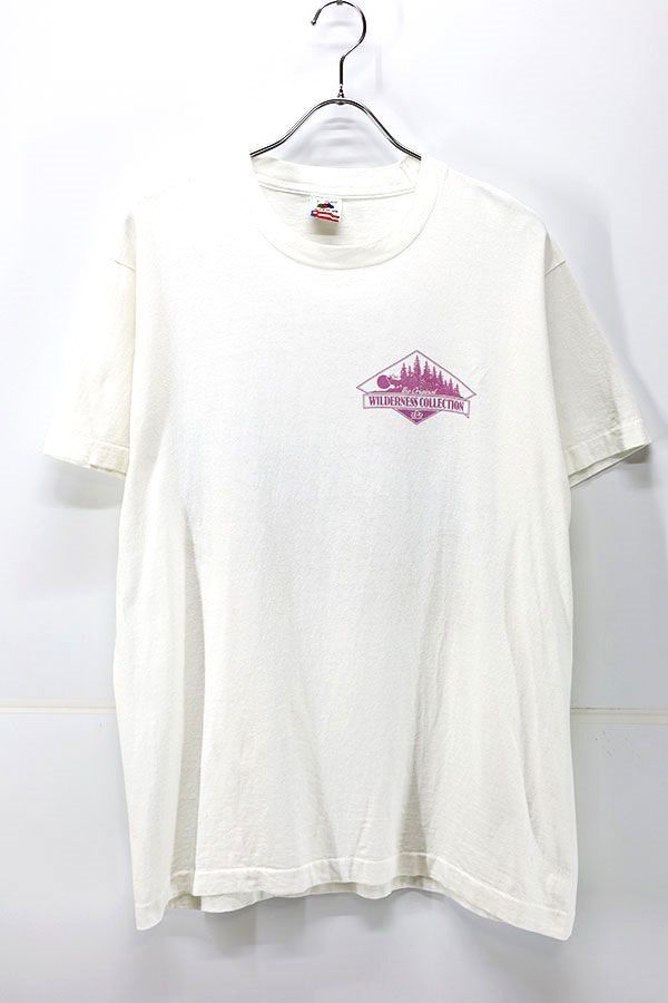 Used 90s USA FRUIT OF THE LOOM Goat Animal Art Graphic T-Shirt Size L 古着