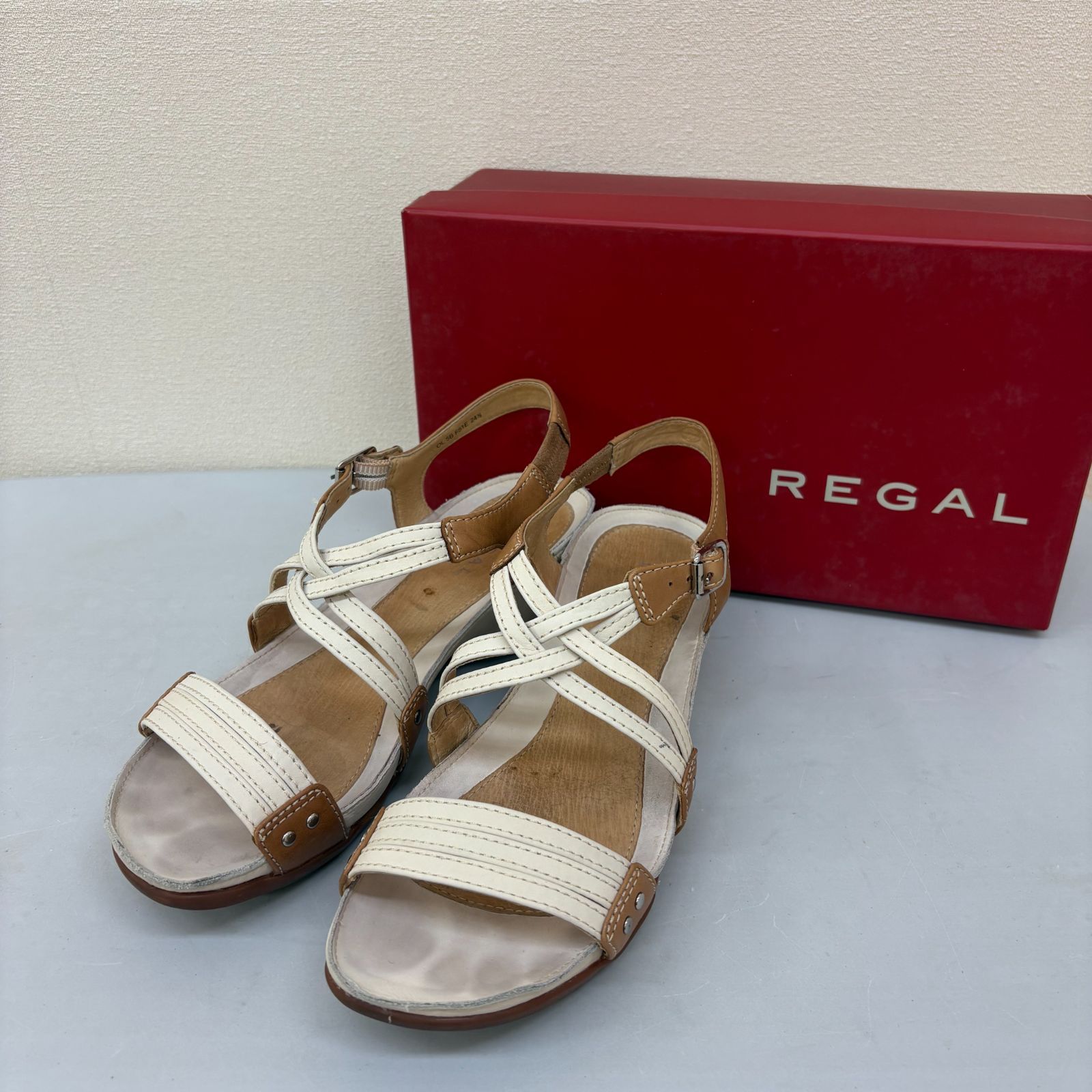 K2397☆REGAL リーガル クロスデザインサンダル レディース