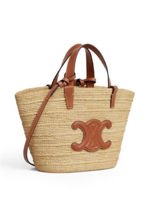 CELINE ベージュ パニエ トートバッグ 送料無料