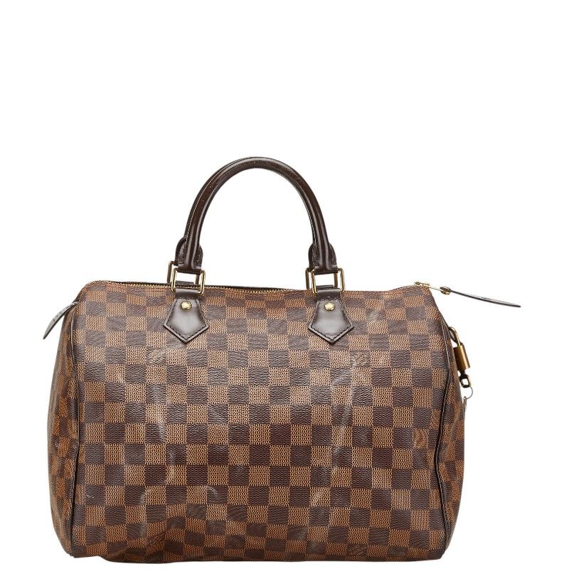 ルイ ヴィトン ダミエ スピーディ30 ハンドバッグ ミニボストンバッグ N41364 ブラウン PVC レザー レディース LOUIS VUITTON 245-14977