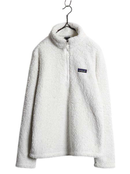 Patagonia フリース ハーフジップ ホワイト シンチラ Patagonia