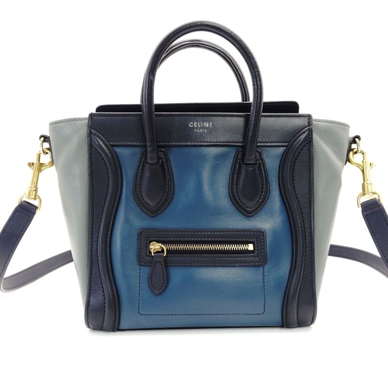 セリーヌ CELINE ラゲージ マイクロショッパー ハンドバッグ