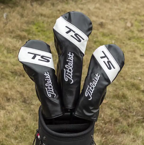 Titleist TS2 ゴルフヘッドカバーセット フェアウェイウッド ドライバーヘッドカバー 3個セット