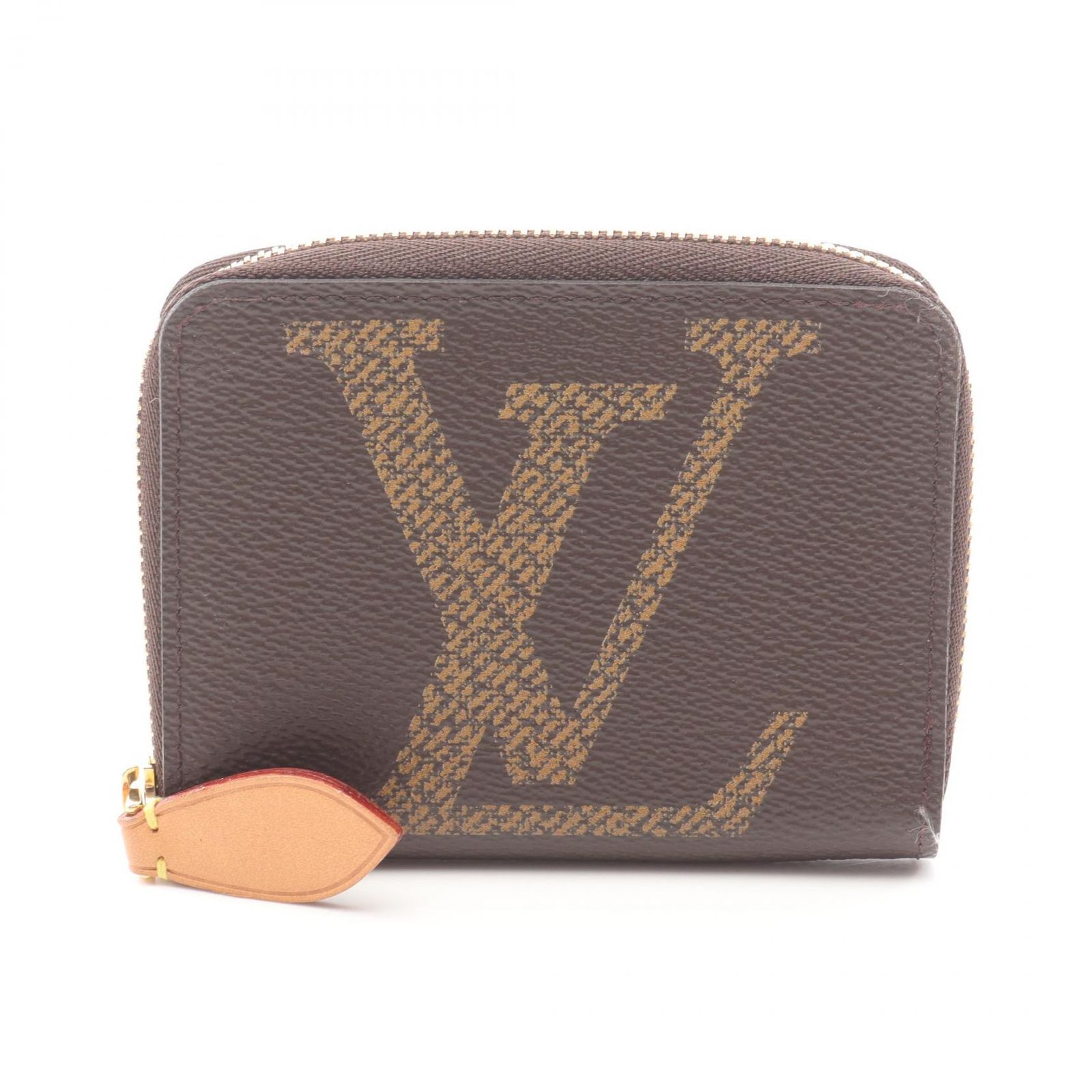 ルイ ヴィトン LOUIS VUITTON コインケース ジッピーコインパース M67690 PVCコーティングキャンバス レザー ジッピー コインパース レディース Used A
