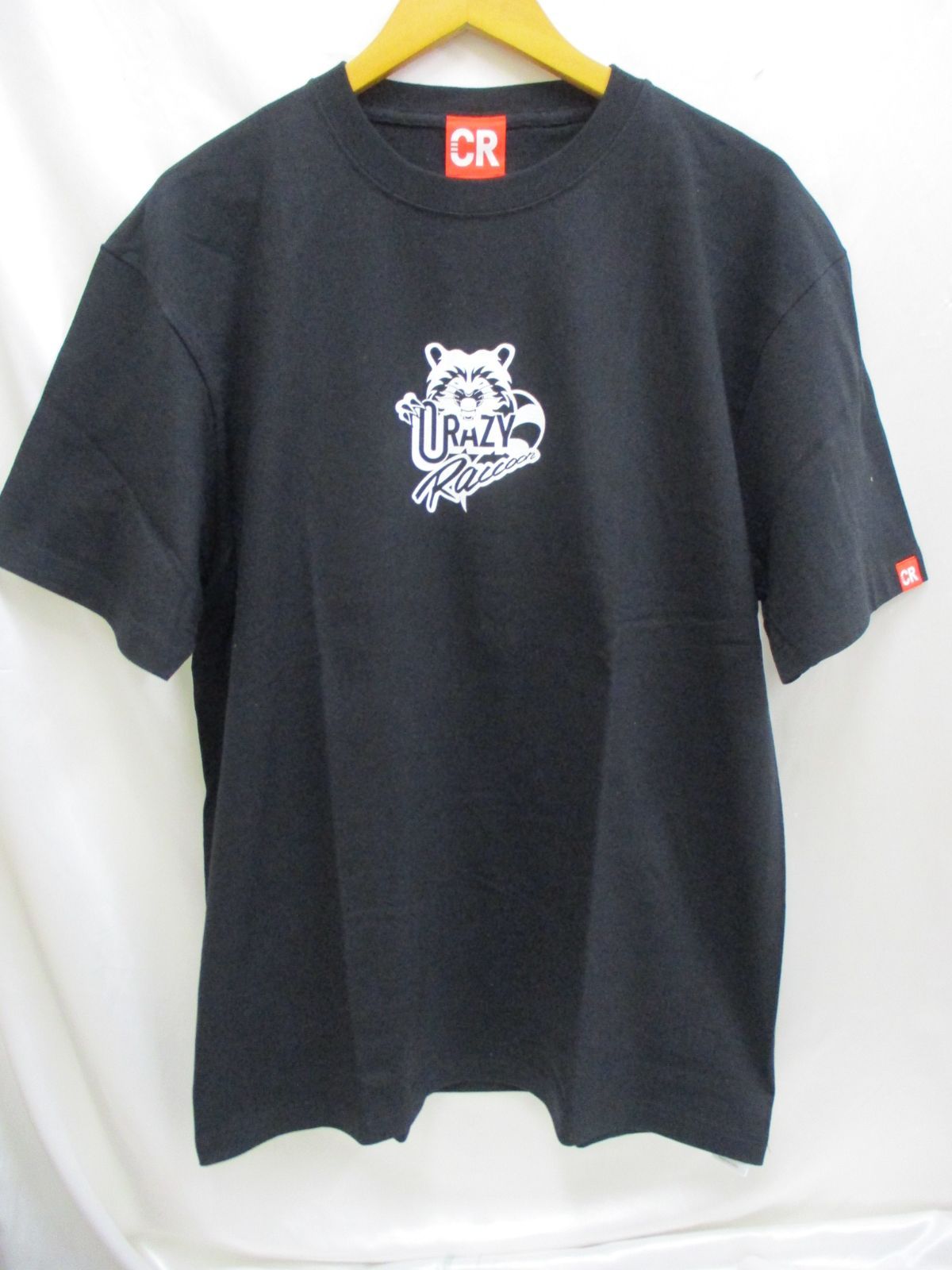 Crazy Raccoon LOGO Tシャツ/Mサイズ CRAZY RACCOON LOGO TEE BLACK