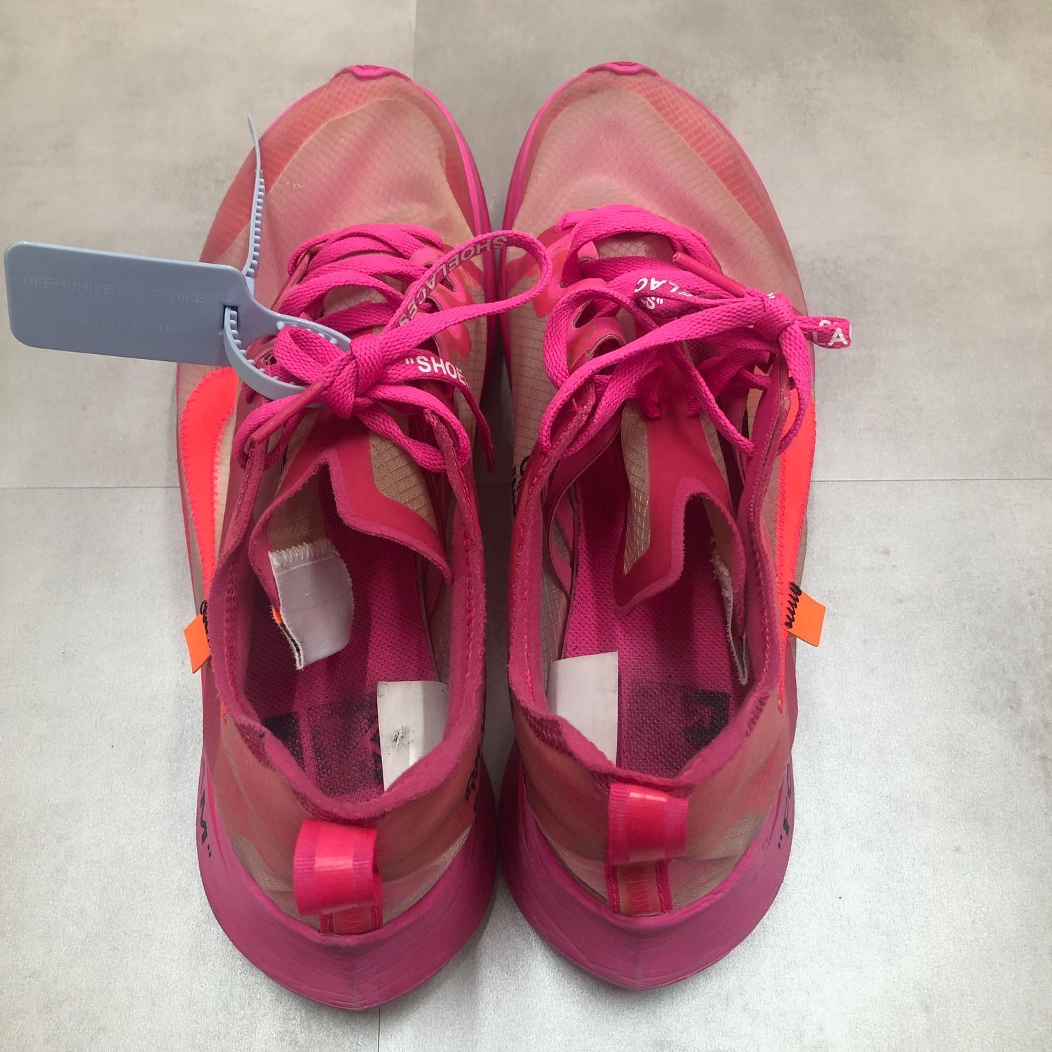 Off-White Nike Zoom Fly Pink AJ4588-600 コラボ ズームフライ 
