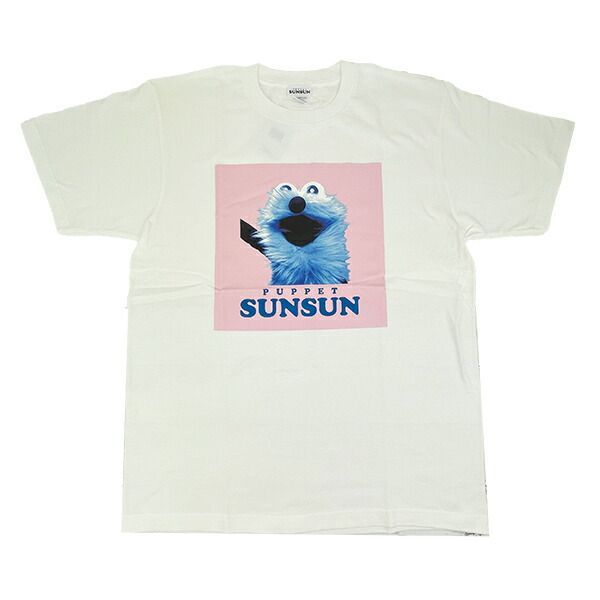パペットスンスン にこにこ Tシャツ(L) ホワイト アパレル