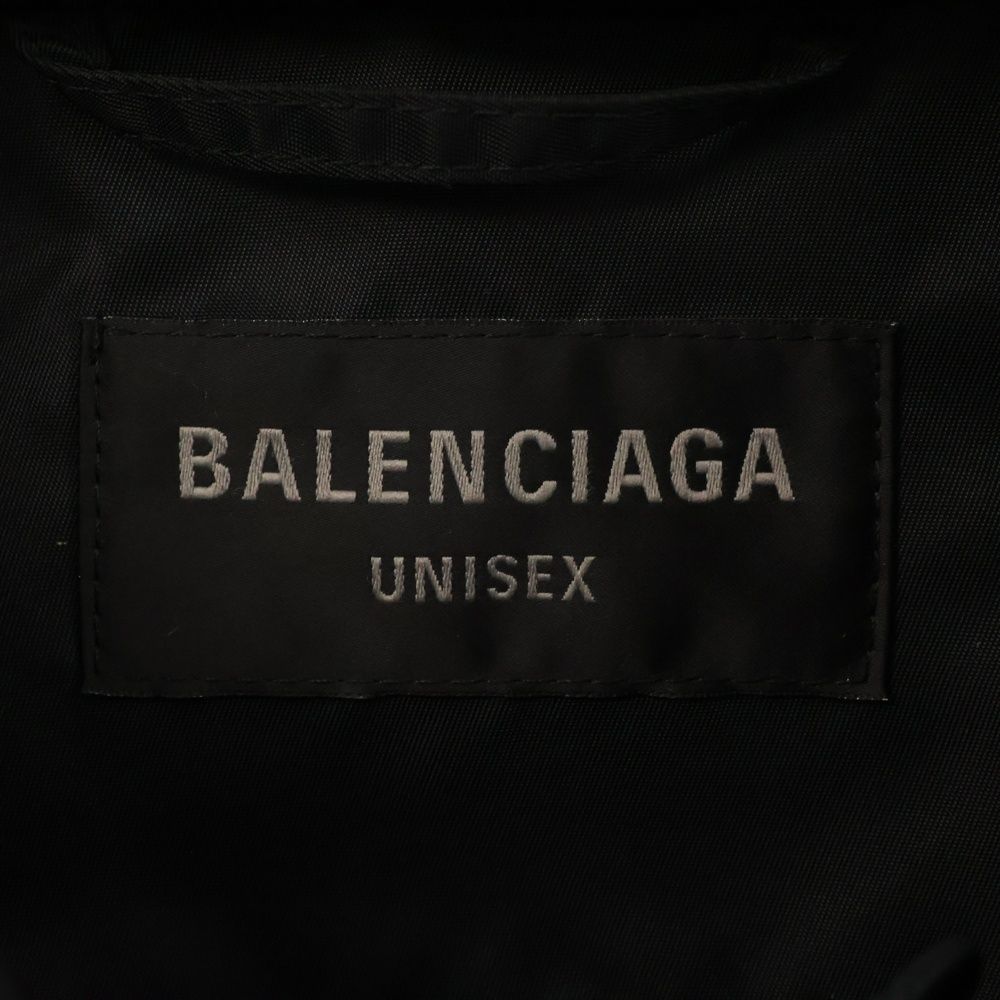 BALENCIAGA (バレンシアガ) Tape Logo Long Windbreaker バックテープ 