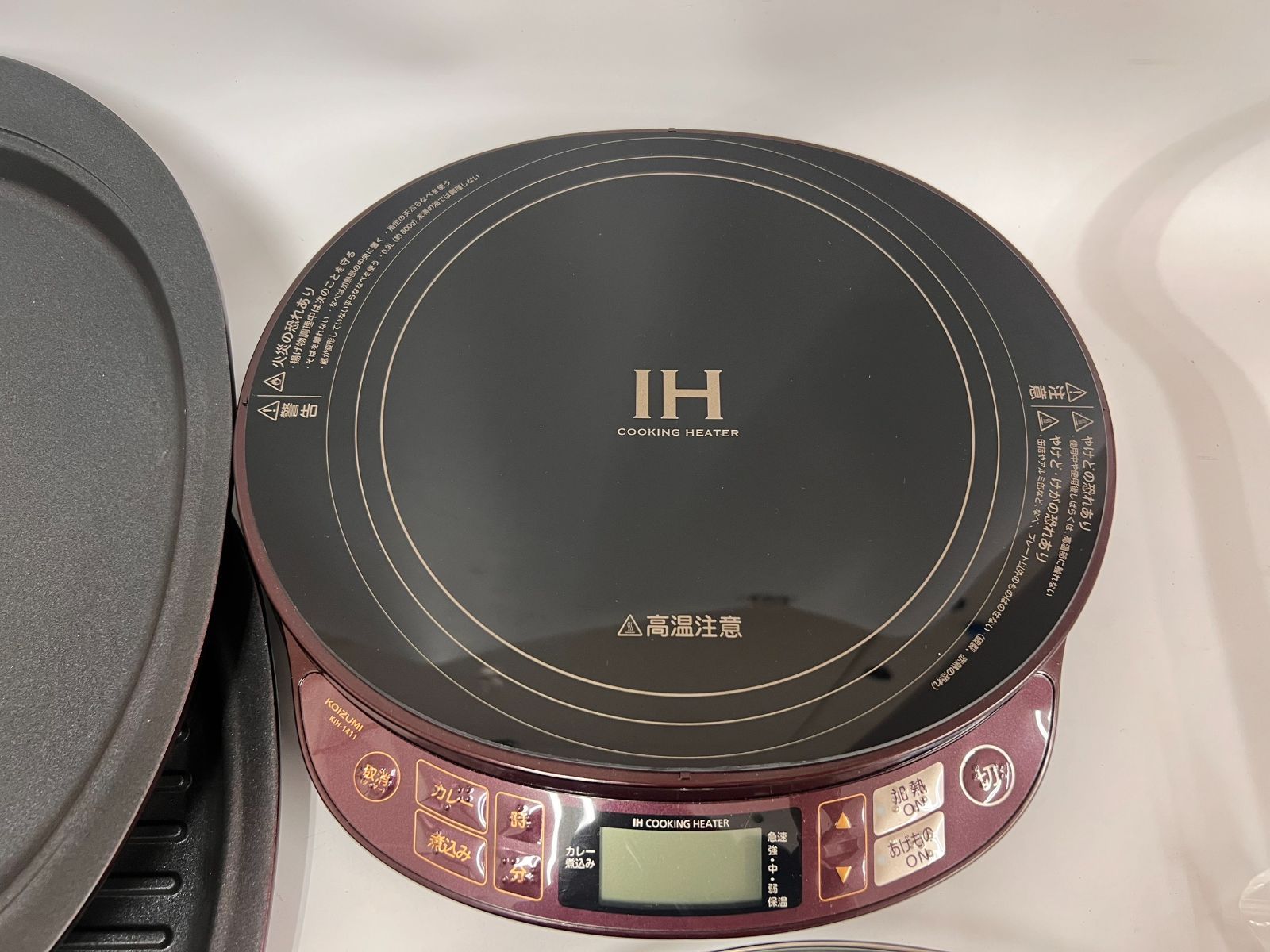 コイズミ KOIZUMI IHグリルなべ レッド KIH1411R 販売終了IHグリルなべ