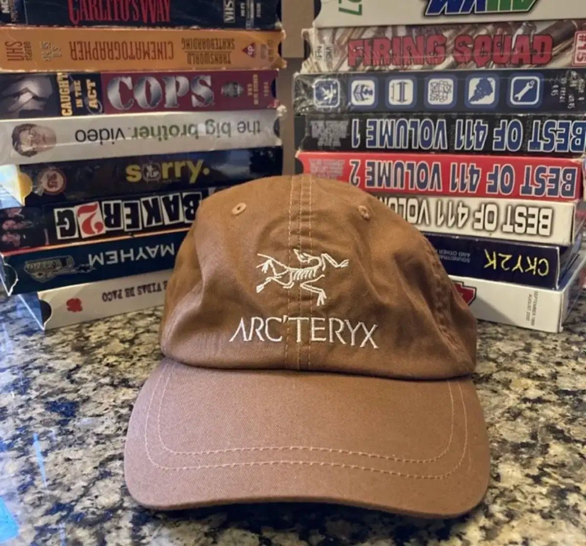 PALACE パレス x Arc teryx アークテリクス 6 -パネル キャップ オークル ー 20FW