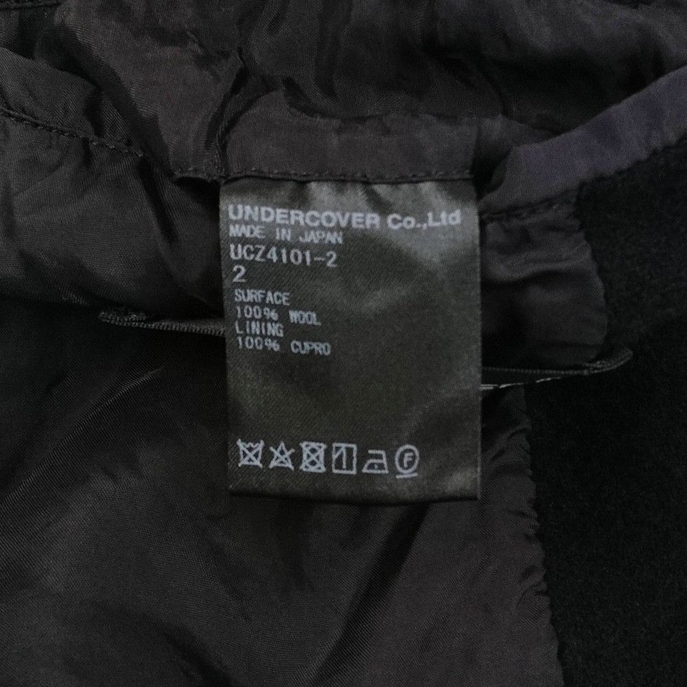 UNDERCOVER JUN TAKAHASHI アンダーカバー 品番 UCZ4101-2 縮絨 3B ジャケット ブラック サイズ2 正規品 /  24899