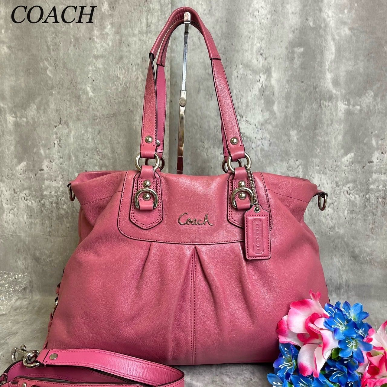 ✨良品✨ COACH コーチ 2way ショルダーバッグ トートバッグ