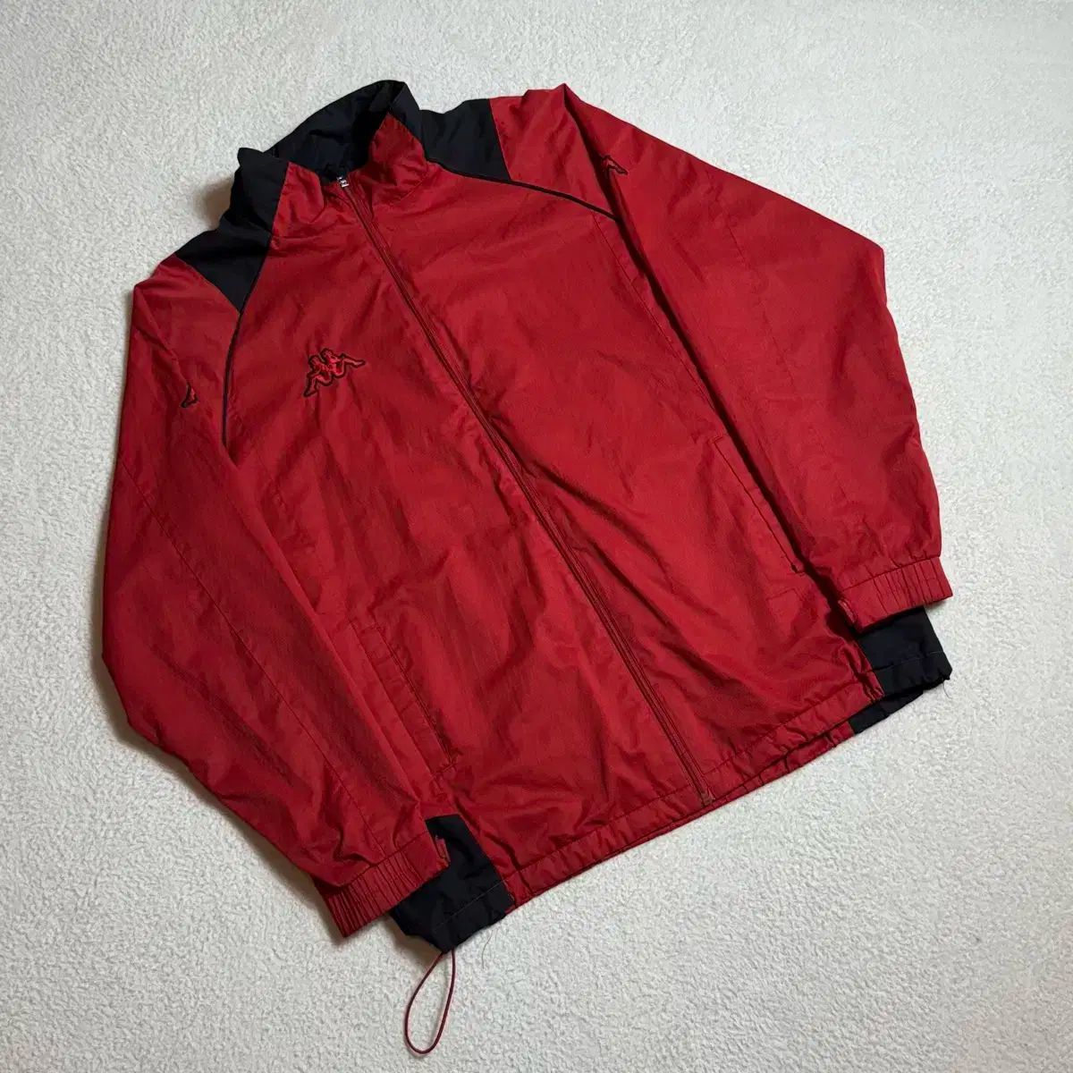 Kappa カッパ レッド ウインドブレーカー ジャケット