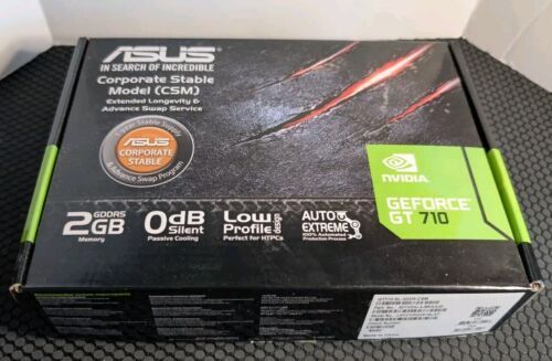 AS NVIDIA Gece GT 710 2GB GDDR5 グラフィックス カード (GT710-SL-2GD5-CSM)
