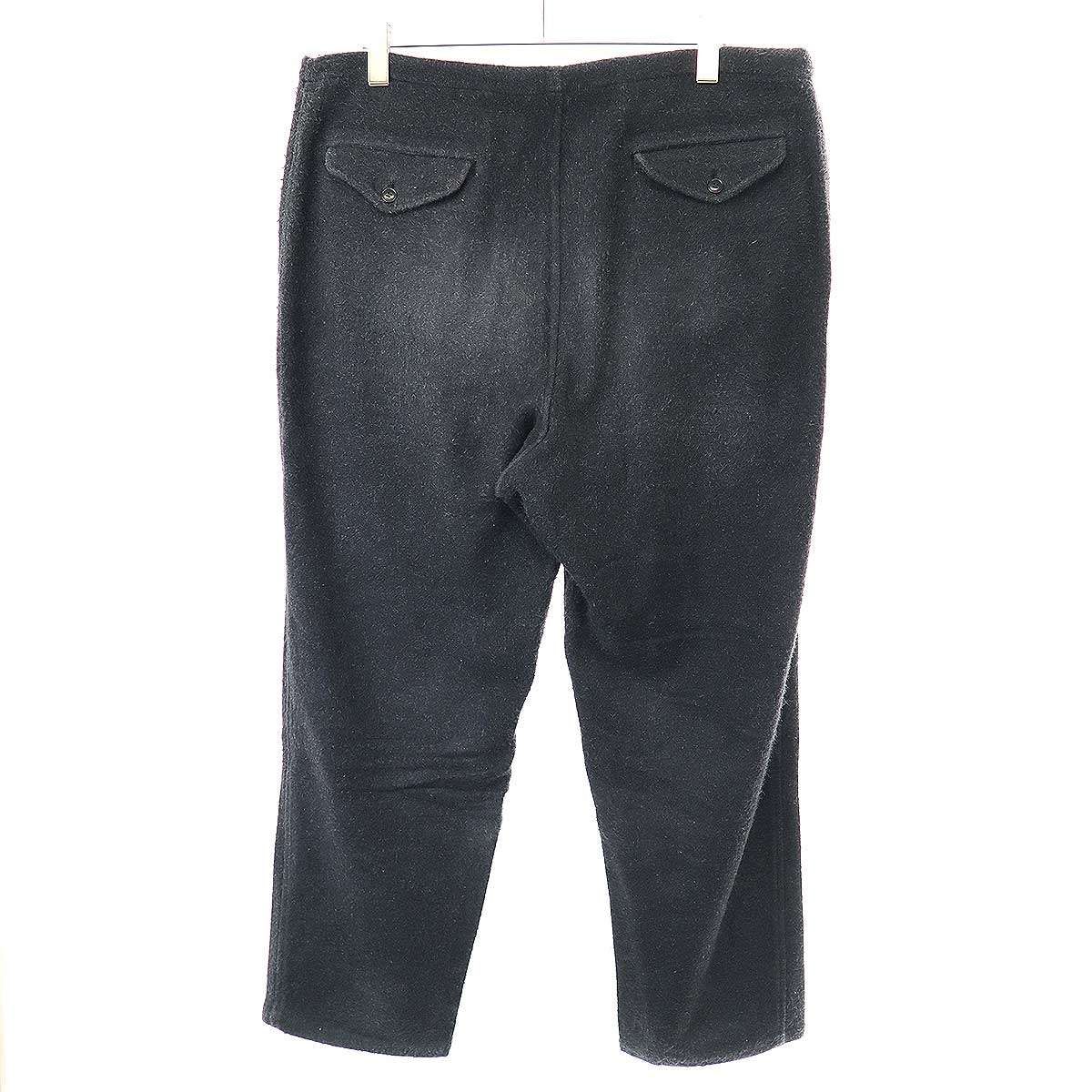 COMOLI コモリ 21SS シルクモッサ ドローストリングパンツ チャコール 