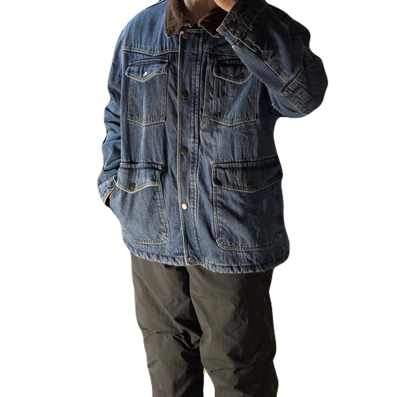 Wrangler ラングラー SHERPAJACKET シェルパジャケット DenimCoveralls 