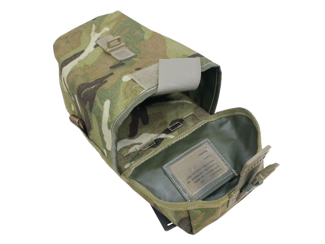 イギリス軍放出品 PLCE拡張ポーチ DPM迷彩 ラジオキャリア イギリス軍