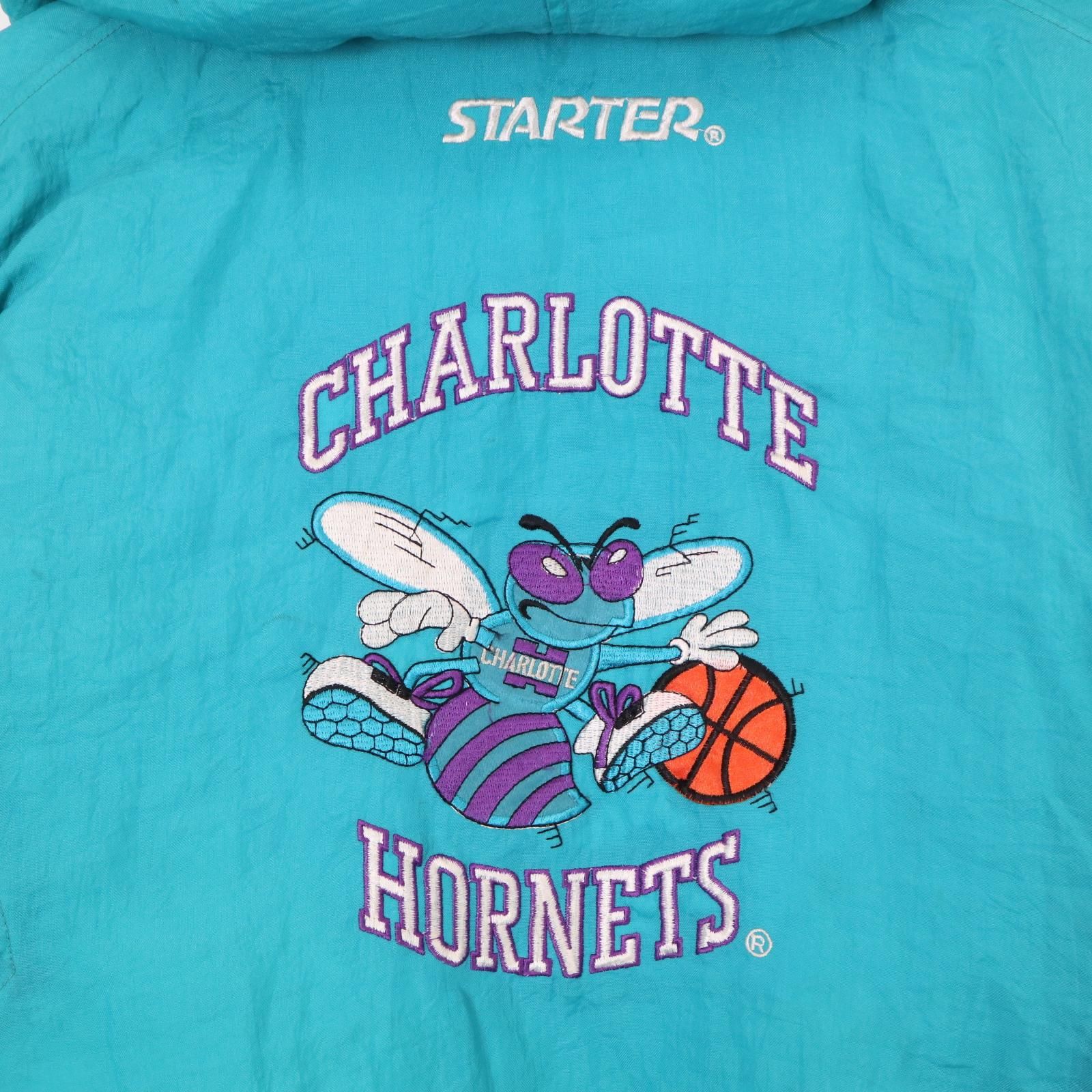 90年代 STARTER スターター NBA シャーロット・ホーネッツ 中綿 
