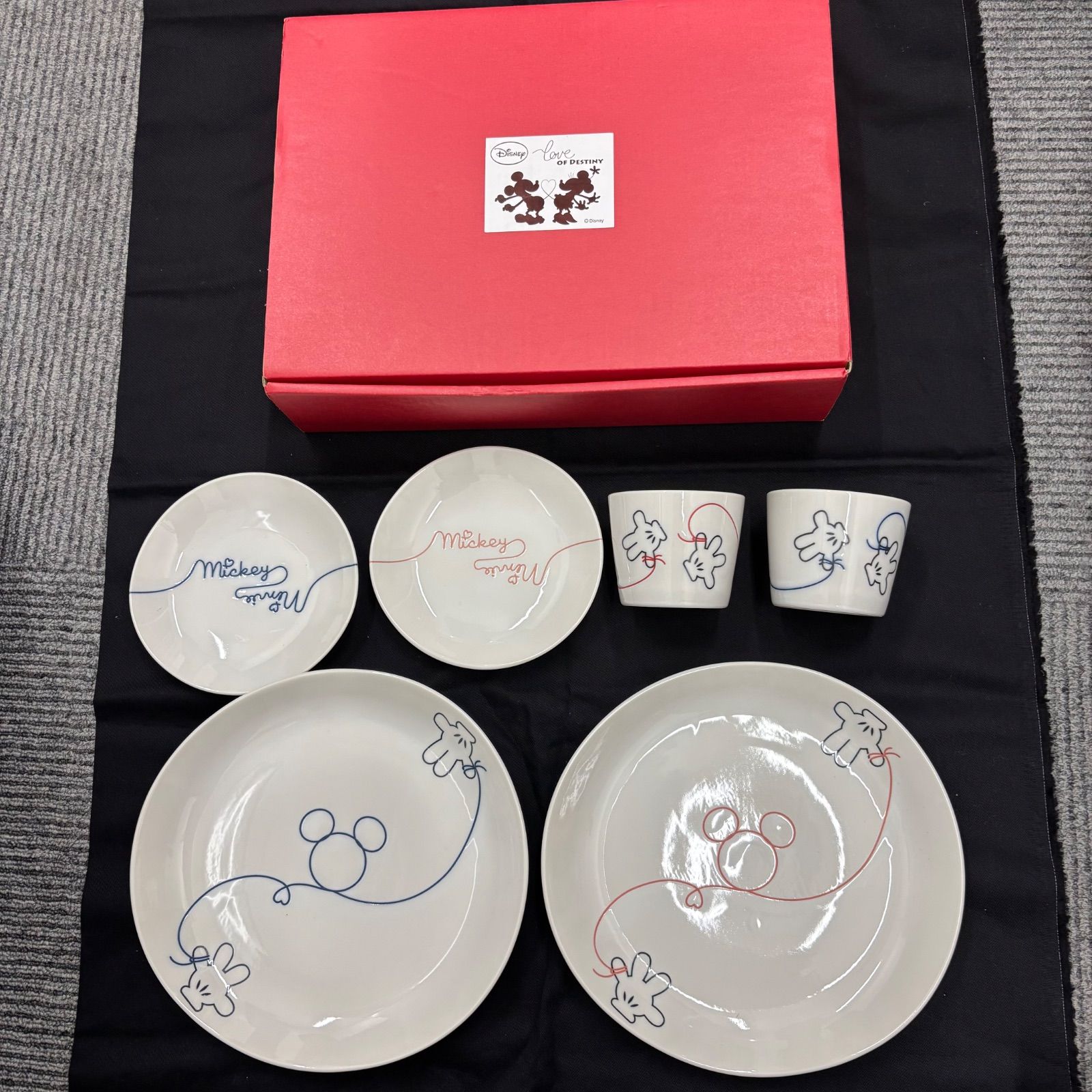 新品 ディズニー ペアお食事セット 食器 お皿 ミッキー ミニー セット 