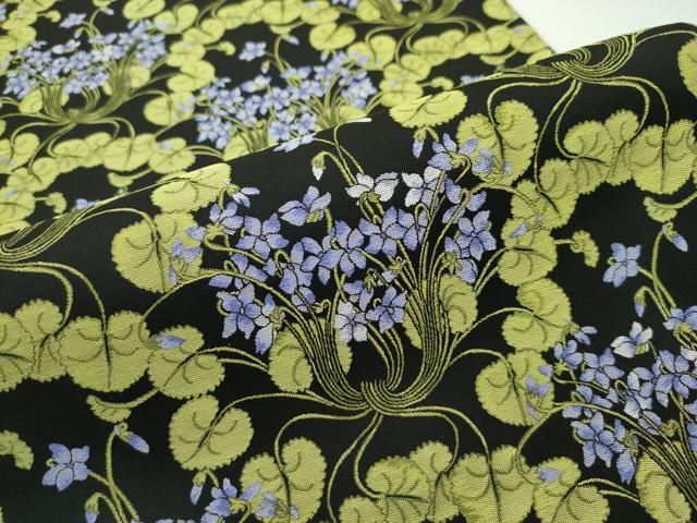 平和屋本店□極上 西陣 木野織物 菱屋善兵衛謹製 六通柄袋帯 草花文