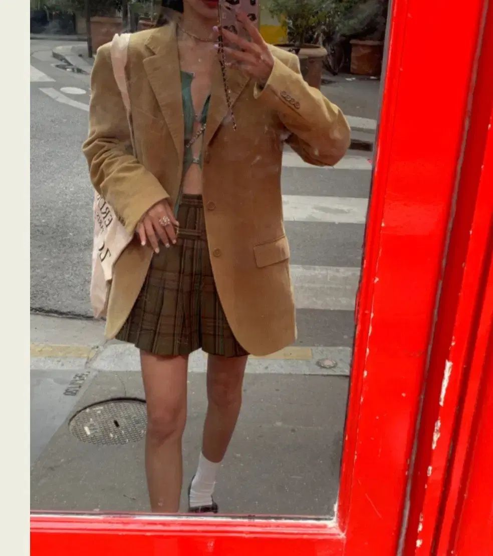 ソークッキー オリビアチェックミニスカート