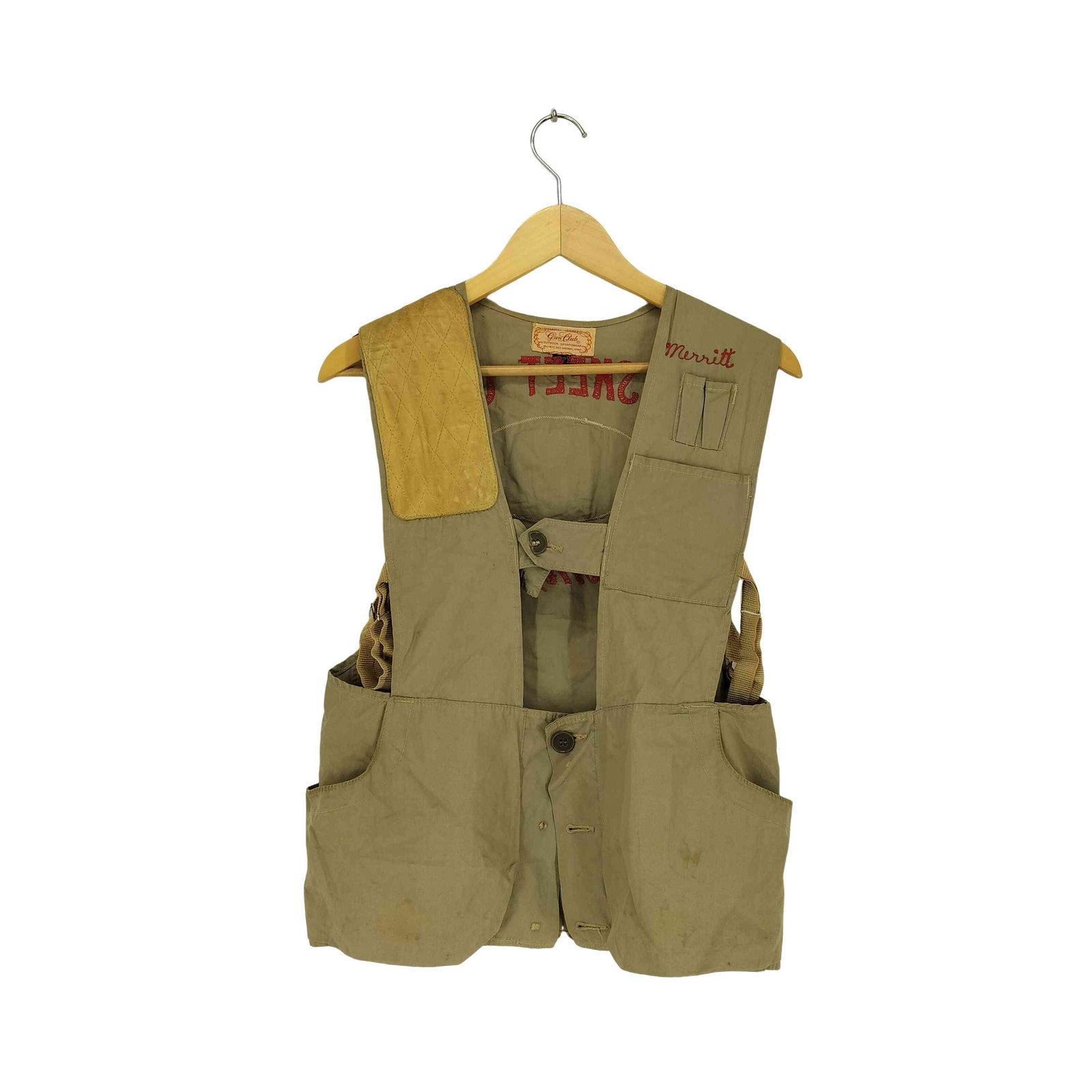 ユーズドフルギ USED古着 {{GUN CLUB}} 50s シューティングベスト used メンズ 表記無 